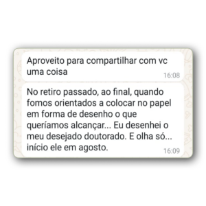 Ela reprogramou a mente e iniciou o doutorado